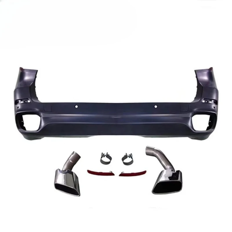 

Насадки на глушитель автомобиля, детали переднего и заднего бампера из нержавеющей стали с хвостовой губкой для F15 X5, универсальный наконечник выхлопной системы