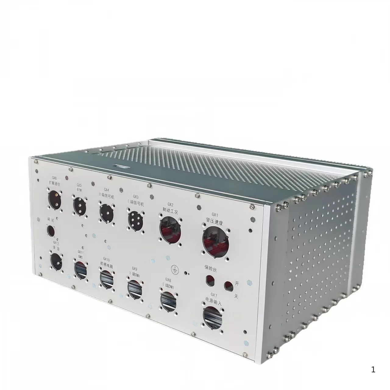 Chassis 4U Chassis Aluminum Profile Aluminum Alloy PCB Card Box, Modular Card Box Shell