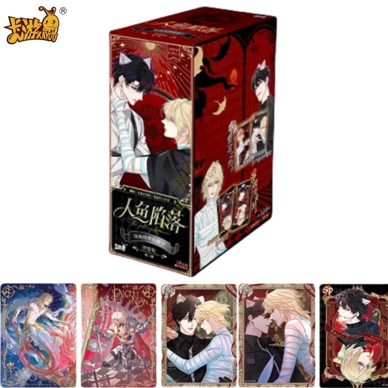 

KAYOU натуральная осенняя карта русалки, коллекционная карта Deep Sea Dream Xi Love Bag, анимационная периферийная игрушка с героями мультфильмов, подарочная оригинальная коробка