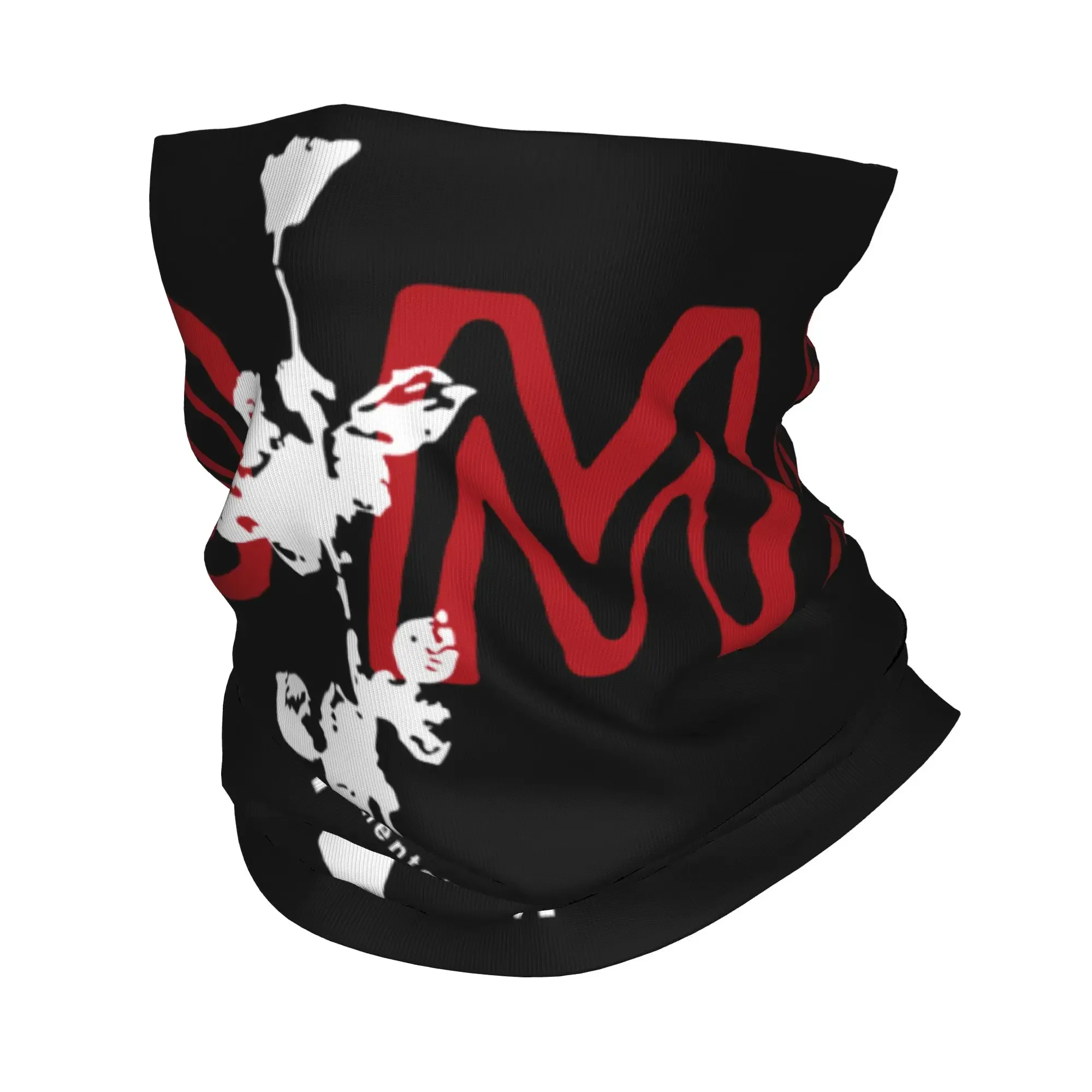 British Rock Band Depeche Music Mode Bandana Neck Gaiter Hiking Running Men Women Wrap Scarf  Balaclava Warmer Face Scarf Cover