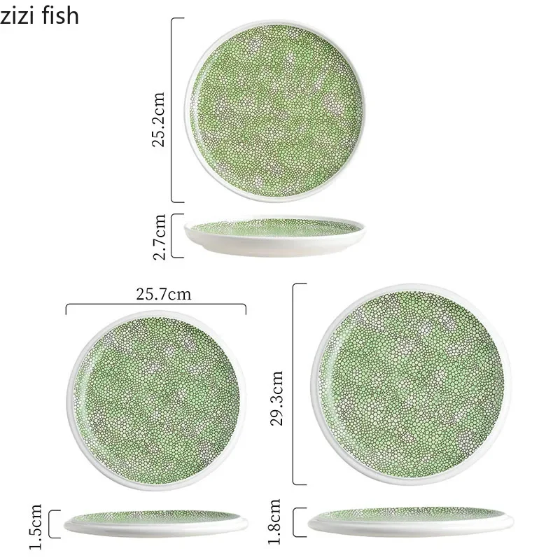 طبق عشاء سيراميك بنمط فقاعي إبداعي ، طبق حلوى ستيم للمطعم ، طبق ساشيمي ، أدوات مائدة المطبخ الجزيئية المتخصصة #5