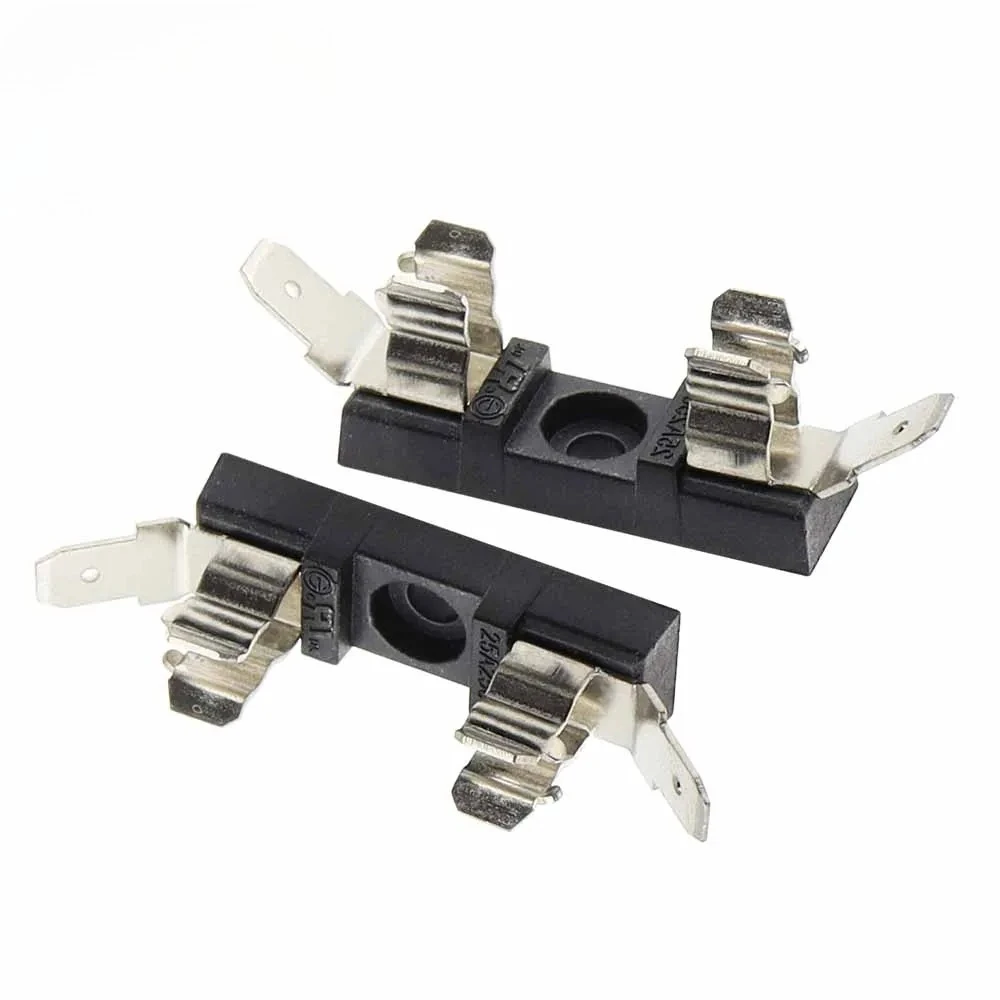 50PCS 6x30MM Sicherungshalter 30A 300V Panel Montage Hohe Temperatur Widerstand Sicherung Boxen 6*30MM – Detail 7