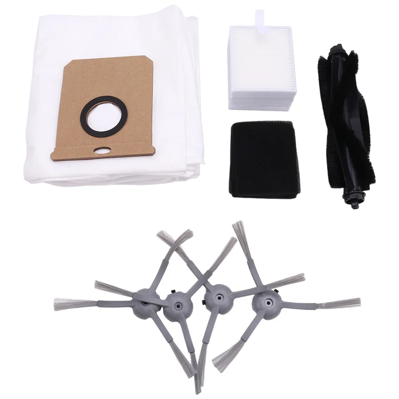 WHYY-bolsa de polvo con filtro Hepa de Cepillo Lateral de rodillo para Eufy Clean L50 / L50 SES / L60 / L60, pieza de accesorios para Robot aspirador