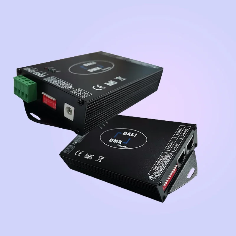 DALI DMX512 Signal Converter DL113, DMX to DALI Lighting System and DALI to DMX Signal Converter