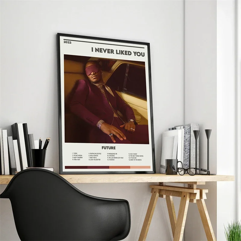 Rapper Hip Hop Rock HONEST THE WIZRD Pop Rap Music Album Cover Future Poster Aesthetic Canvas Print Wall Art Living Room Decor view 4