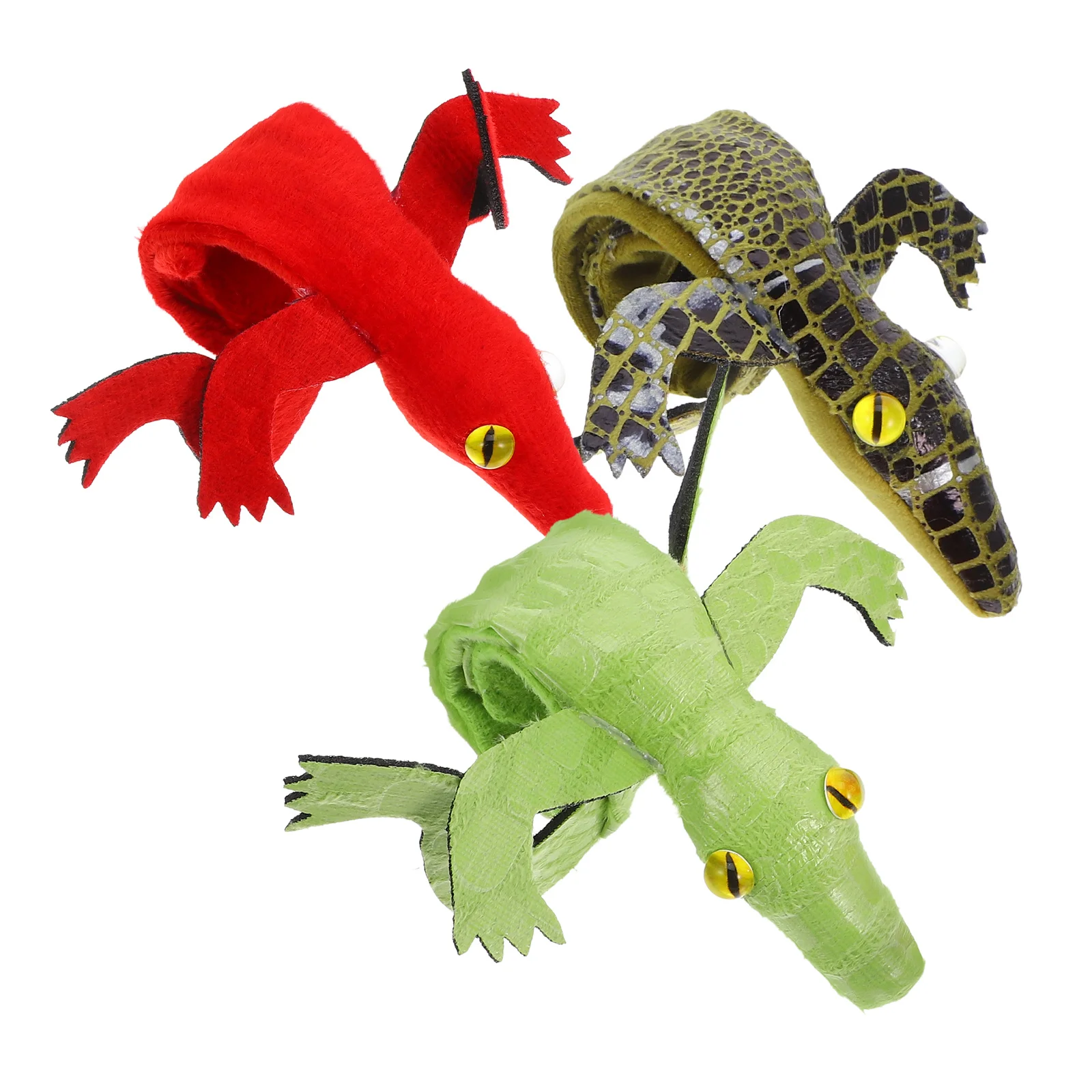 กำไลข้อมือสัตว์ 3 ชิ้น สำหรับเด็ก กำไลแบบกดติด ของชำร่วยงานปาร์ตี้ สายรัดข้อมือสำหรับเด็ก งานปาร์ตี้ธีมต่างๆ แหวนเหล็กแบบกดติด