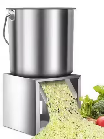 Electric Stainless Steel Vegetable Chopper - Chicken Feed Grinder, Commercial Multi-purpose Food Shredder for Home & Kitchen Use