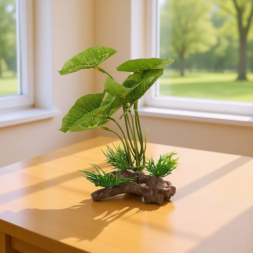 

Simulation Aquatic For Fish Realistic Green Plastic Aquarium Decor Reptile Terrarium Landscape Vivid Water Grass Fake Plants