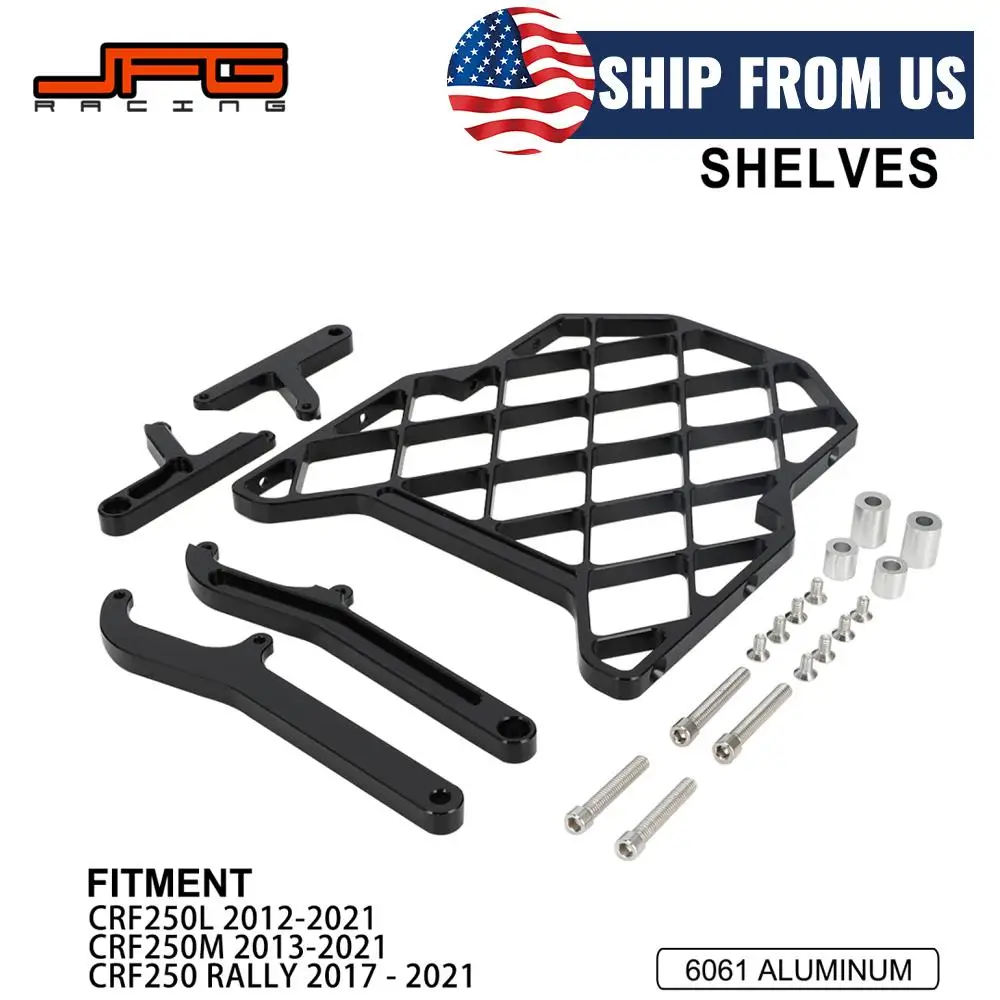 

Motocycle Shelf Rear Tail Luggage Rack Electric Dirt Bike For HONDA CRF 250L12-21 CRF 250M 13-21 CRF250 RALLY 17-21 Motocross