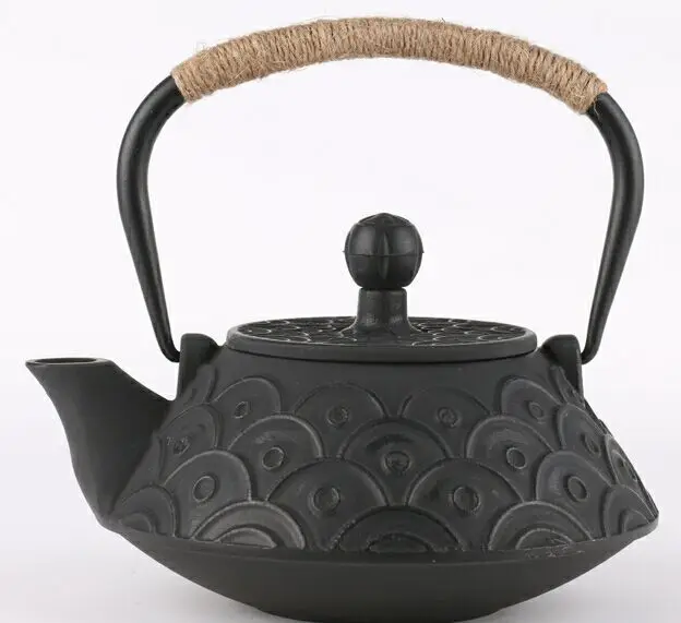 Imagem -02 - Bule de Ferro Fundido para Água Fervente Chaleira Japonesa Teaware de Cozinha Acessórios para Cerimônia Chinesa 900ml