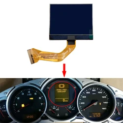 LCD Display for Touareg V6 2004-2007 Porsche Cayenne 2003-2009 Instrument Dashboard Cluster Pixel Repairing