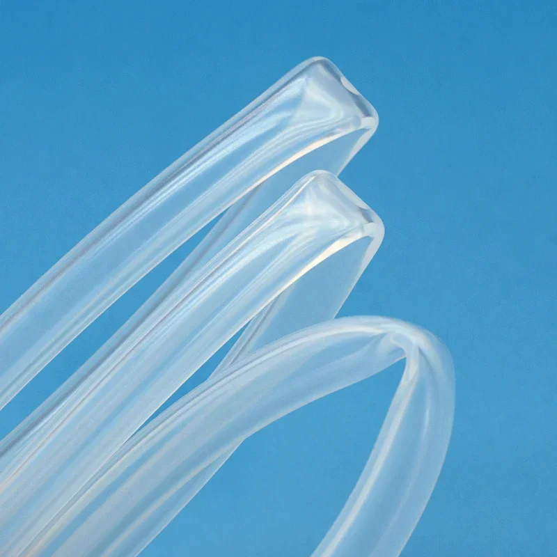 Food Grade Clear Transparent Silicone Rubber Hose ID 0.5 1 2 3 4 5 6 7 8 9 10 12mm O.D Flexible Nontoxic Silicone Tube 1/5/10M