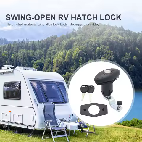 Cabinet Cam Lock Zinc Alloy RV Cabinet Drawer Latch IP65 Waterproof RV Door Latch for Caravan Camper Boat for RV Yacht Motorhome