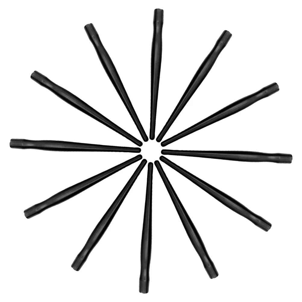 

12pcs Black Plastic Comic Nib Holders Writing Supplies Easy Replace Dip Pen Accessories Art Drawing Tools