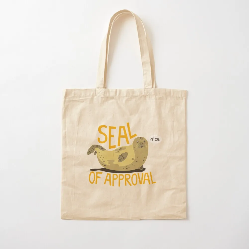 Seal of Approval Tote Bag custom bags the tote bag Canvas Tote Bag