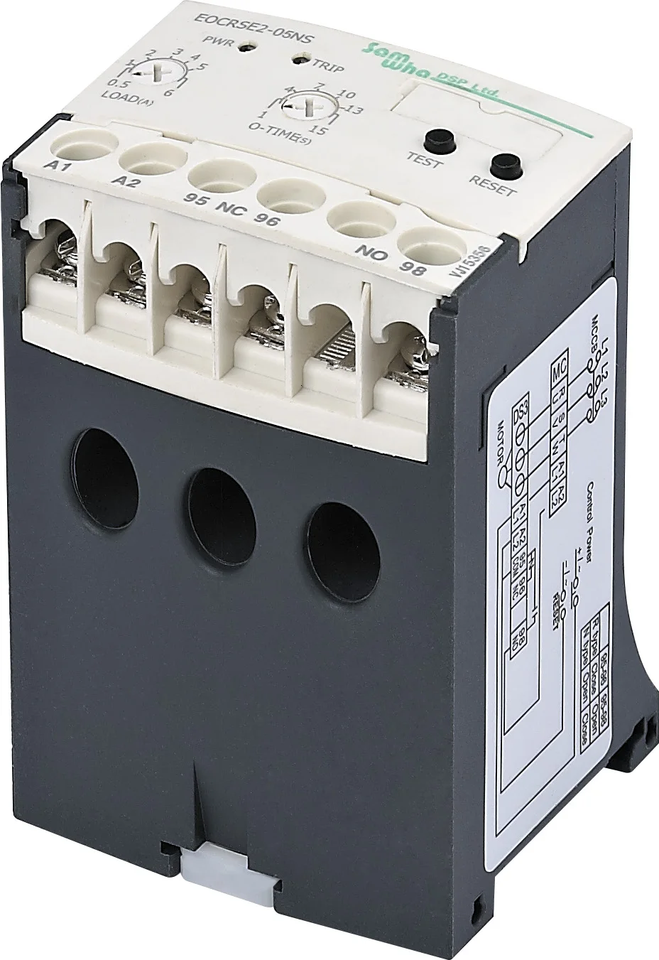 Samwha-dsp Eocr-se2-05 Terminal Connection Generator Transformer Current Protection Relay