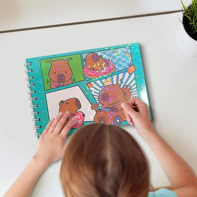 Książki do kolorowania dla dorosłych Kapibara Rysowanie Kolorowanka Uczniowie Kobiety Relaks Artykuły papiernicze 48 stron Aktywność artystyczna do kredki