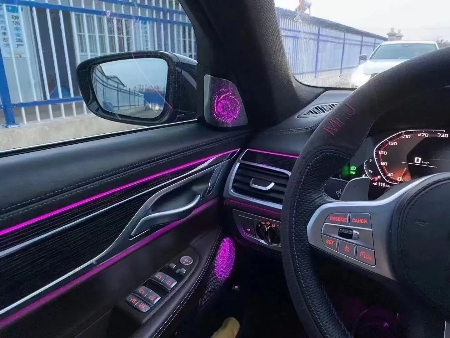 The Speaker Cover Environmental Lighting Is Suitable for 7 Series G12 F02 Cars