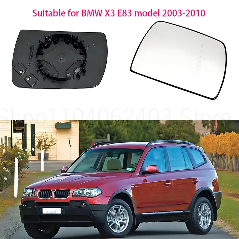 Auto Left or Right Heated Rear Mirror Glass for BMW espejos para auto X3 E83 2003--2010 51163404625 51163404626