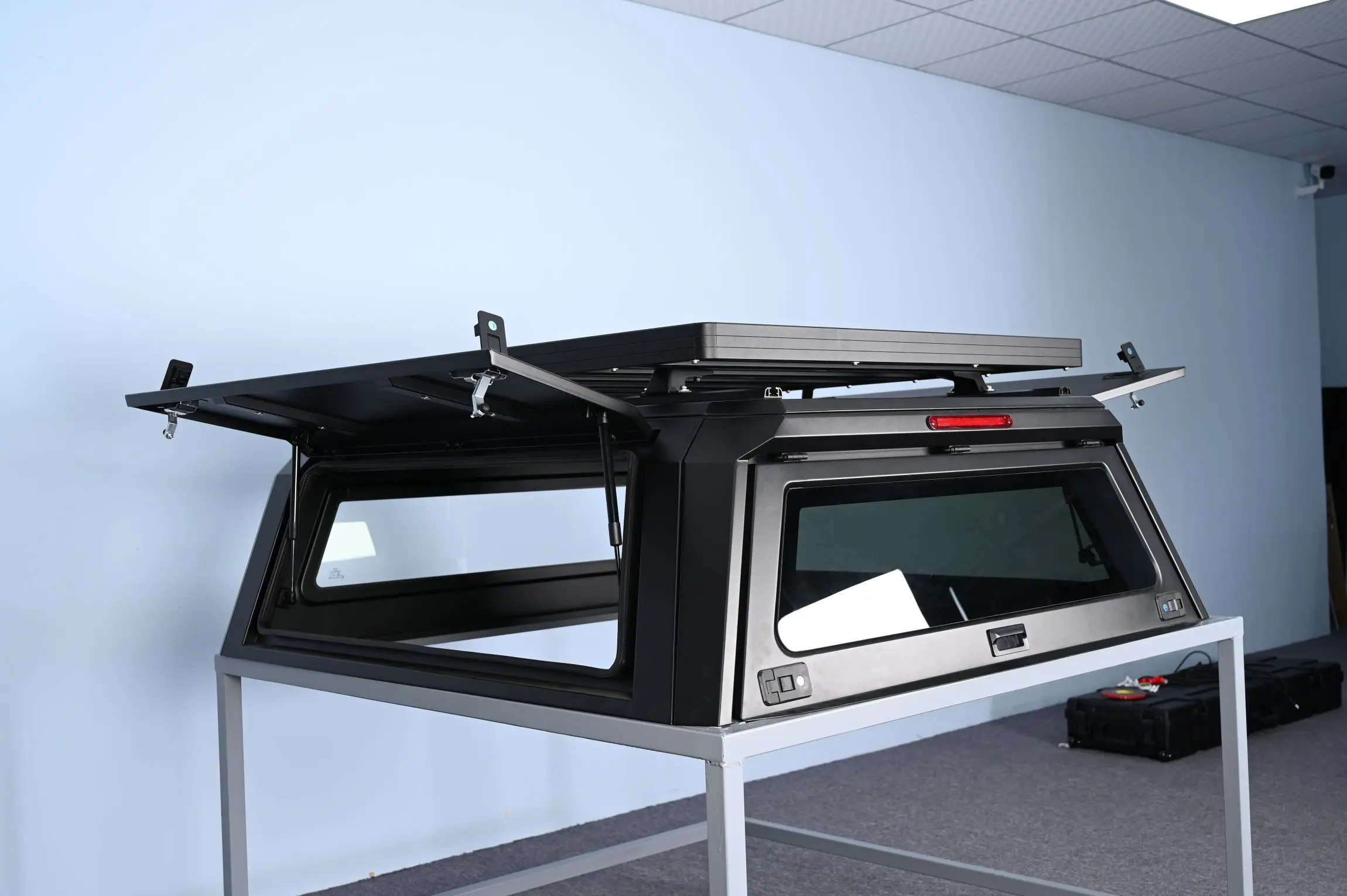 Luoxi Overland الألومنيوم اكسسوارات السيارات شاحنة توبر بيك اب المظلة هاردتوب ل F150 /رانجر /DOGE RAM 1500 5.5FT 5.0FT