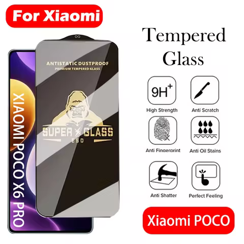 Gorilla Tempered Glass For Xiaomi POCO X6 X5 X4 X3 X2 Pro 5g Screen Protector for Xiao Poco F5 F4 F3 Pro GT
