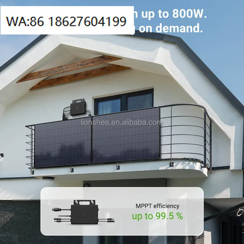 EU Stock 800W Smart Grid Tie Solar Micro Inverter WiFi Communication MPPT Tracking Waterproof Plug And Play