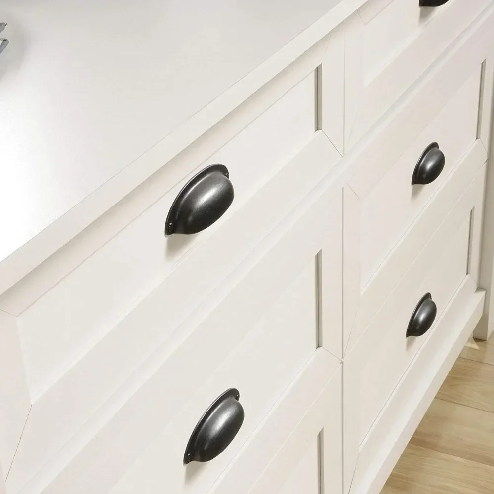 Drawers with Metal Runners and Safety Stops Feature 6 Wood Drawer