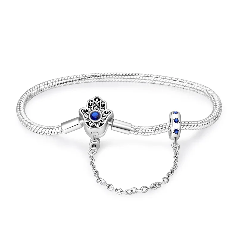2026 New 925 Sterling Silver 17-20CM Faith Guardian Bracelet For Women Fashion Exquisite Jewelry Wedding Anniversary Gifts