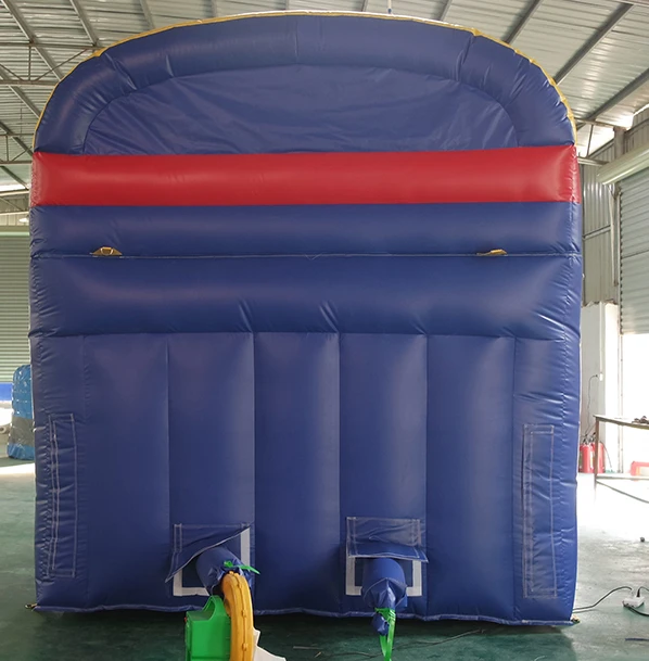 New design air bouncer inflatable castle trampoline with slide for kids inflatable water slide adult