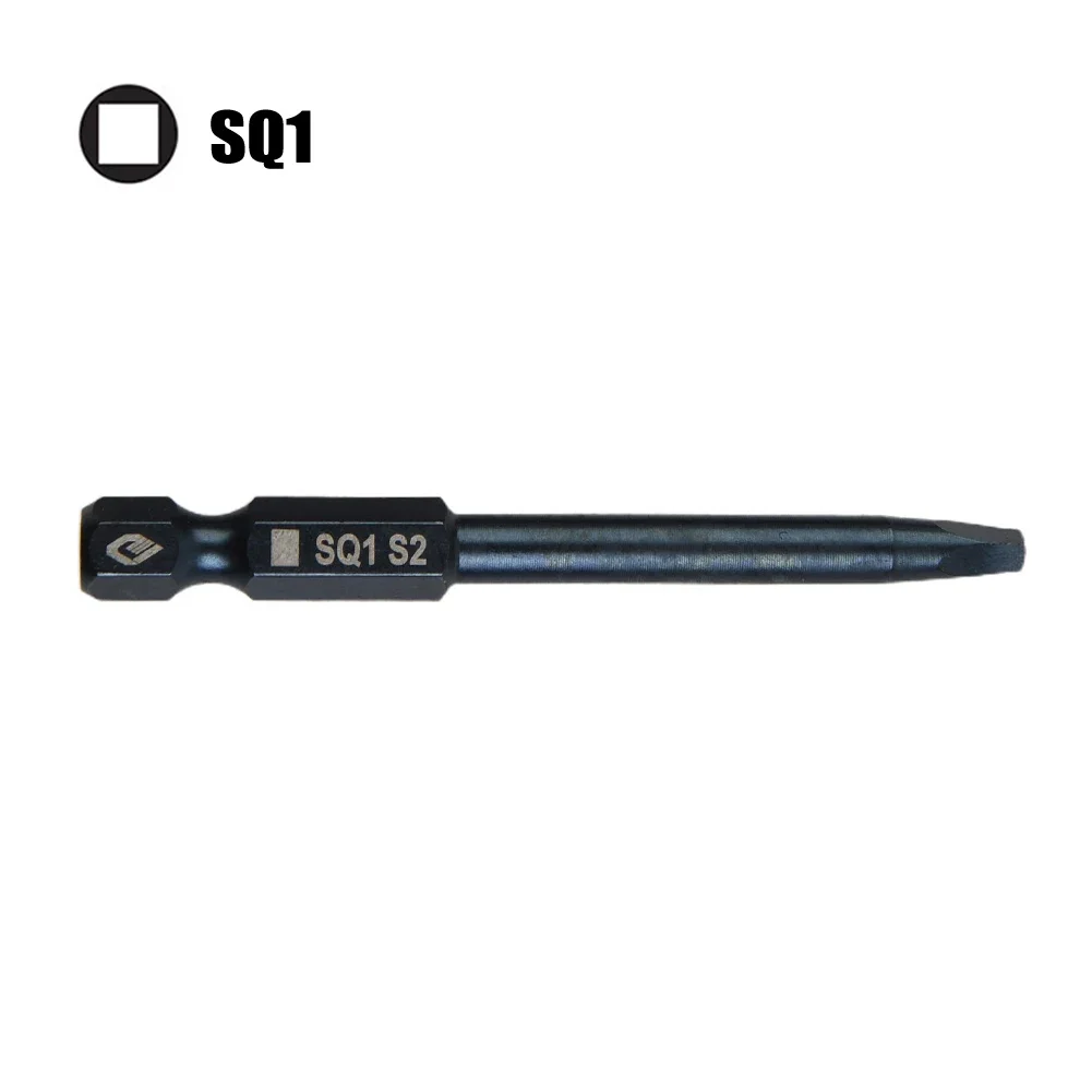 Hexagonal Handle Professional Steel Screwdriver Bit Handle Tool Length 6.35mm 65mm For Electric Hex Shank SQ0 SQ1 SQ2 SQ3