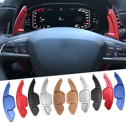 Car Shift Paddle For Seat Leon ST 5F FR Cupra Ateca Ibiza 6P Arona Tarraco Alhambra Steering Wheel Extension Shifter DSG Sticker