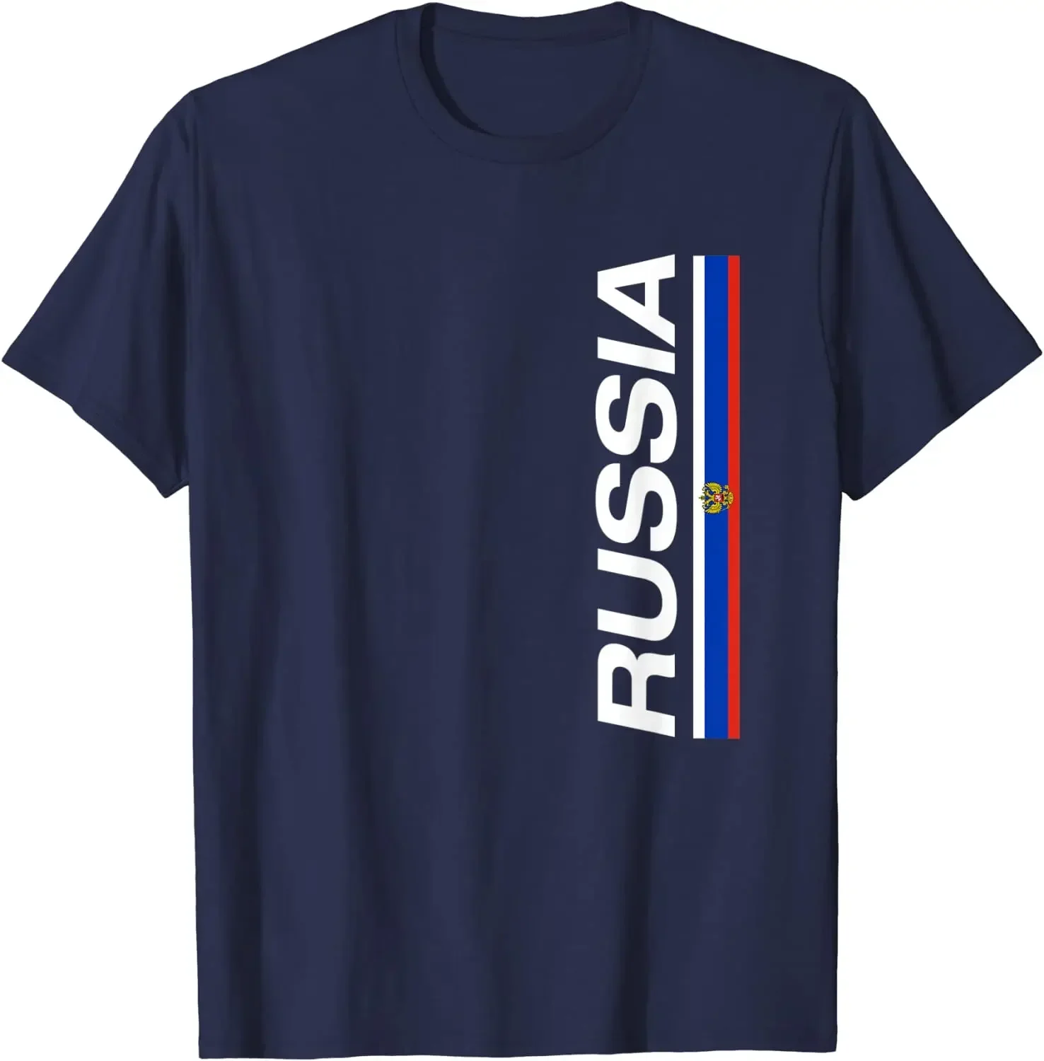 Imperial Russian Eagle Pride Flag USSR Soviet CCCP Men T-Shirt Short Sleeve Casual Cotton O-Neck Summer T Shirt