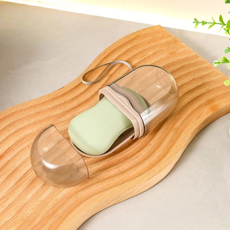 

Light Luxury Soap Box Travel Portable Soap Box Drain Mini Soap Storage Box