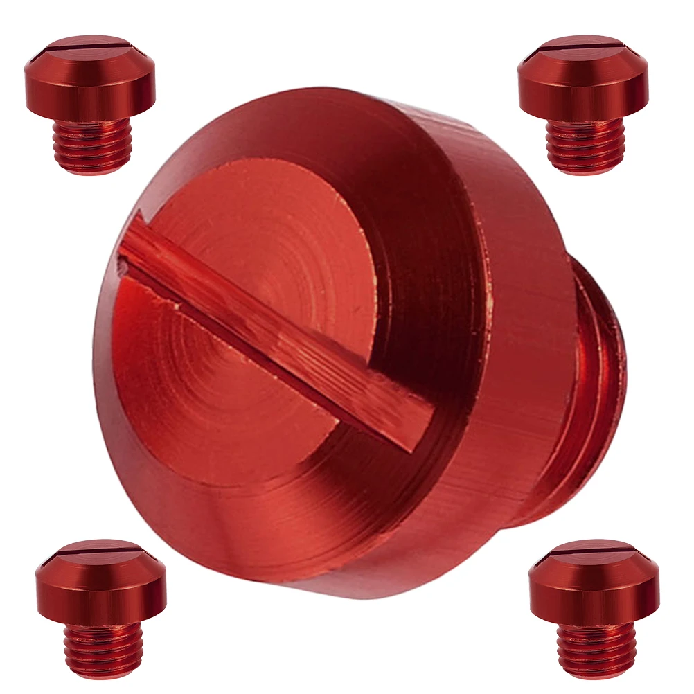 

5 Pcs Mirror Screw Motorcycle Handlebar Mount Clamp Motorbike Side Adapter Plugs Fixing Hole Mirrors & Accessories