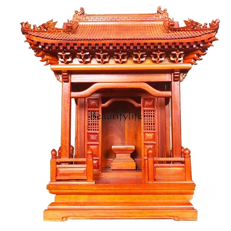 

ls 18Rooftop shrine, serving table, pure solid wood serving table