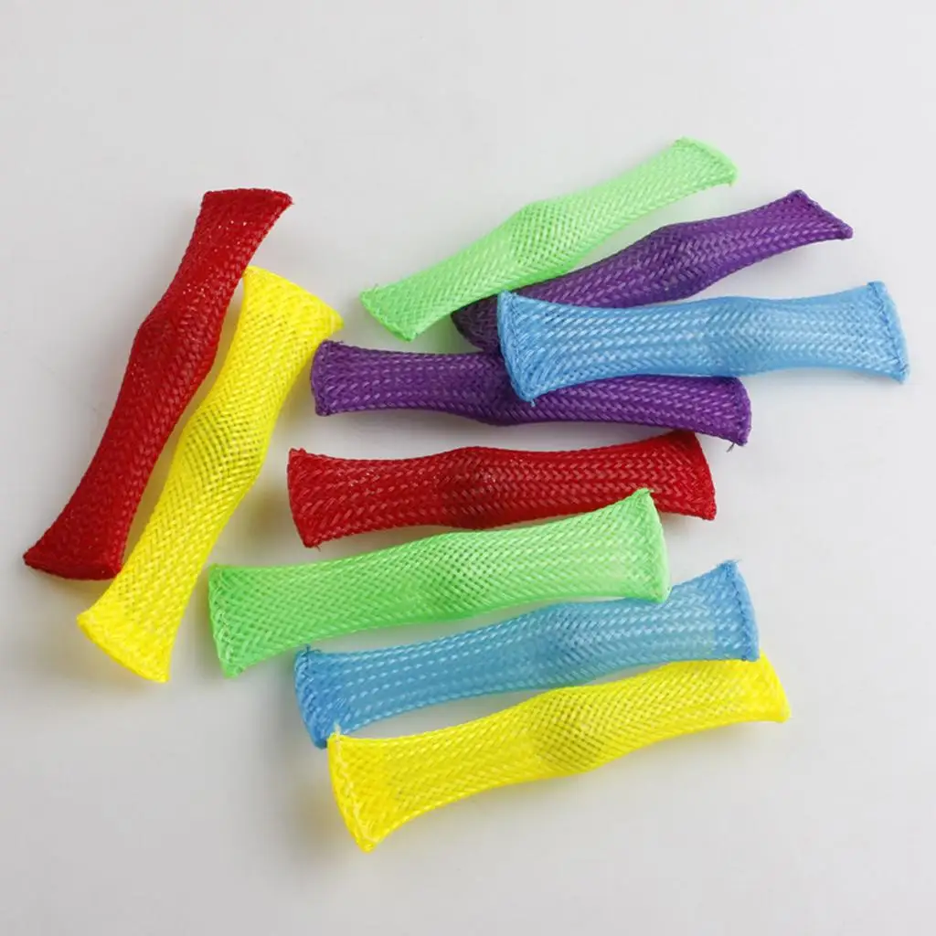 10 ชิ้นของเล่นลูกหินลูกบอลความดันบรรเทาป้องกันความเครียดสีสุ่ม