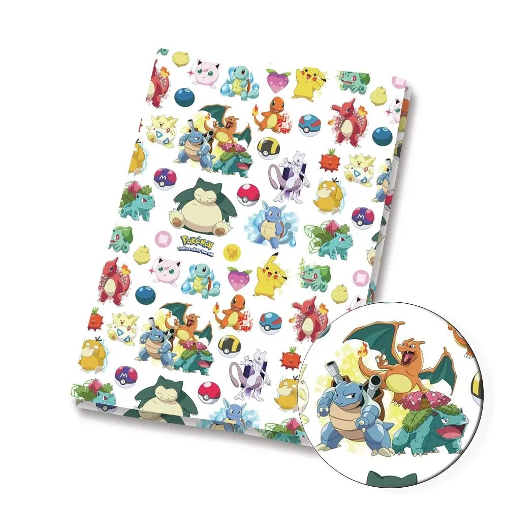 Tissu de dessin animé Pokemon pour enfants, patchwork de couture fait à la main, courtepointe, robe de bébé, feuille de maison, tissu imprimé, 140x50cm