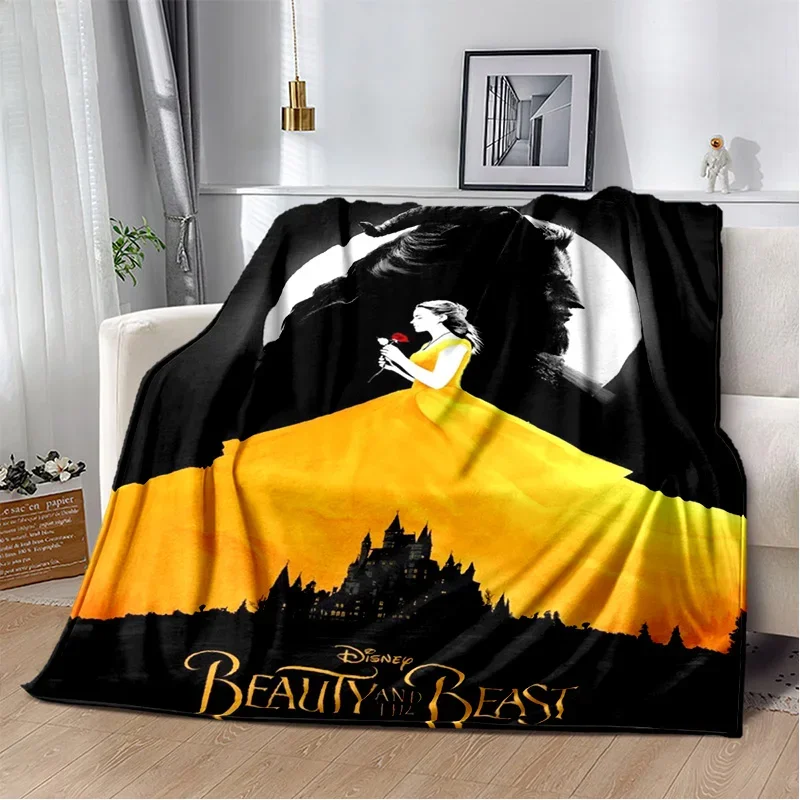 Cartoon 29 Style Beauty and The Beast Soft Flannel Blanket for Bed Bedroom Sofa Picnic,Throw Blanket for Outdoors Leisure Kid 3D