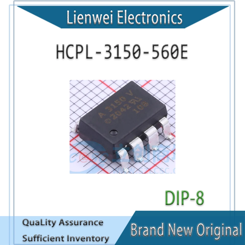 

100% New Original A3150 HCPL-3150-560E IC Chipset DIP-8