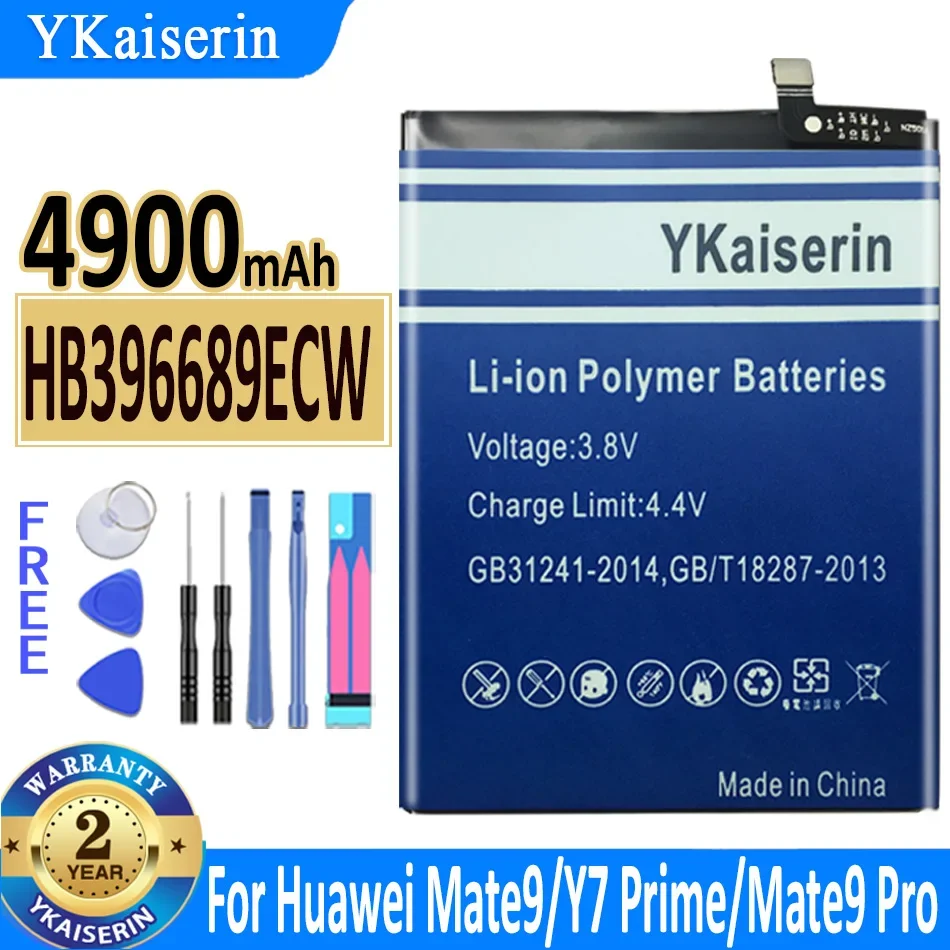 Ykaiserin Batterij Voor Huawei Y5 Y6 Y7 Y9(Lite Prime Pro 2017 2018 2019) P8 2017 P9 P10 P20 P40 Lite Voor Honor 8 8c 8a 6c 6a 5c