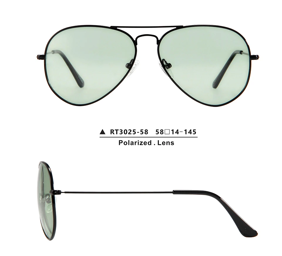 RT 3025 Piloten-Spiegel-Sonnenbrille für Damen, polarisierte Sonnenbrille für Herren, 58 55 Gafas De Sol, UV400 Fahrbrille, Schutzbrille – Detail 1