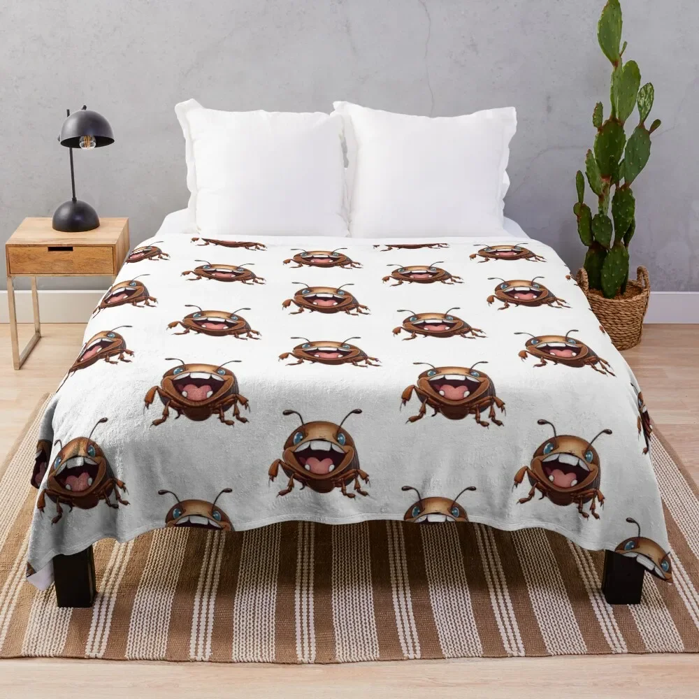 

cockroach, smiling cockroach, worm, disinfestation, rodent control, Throw Blanket Fade Resistant Durable Throw Blanket