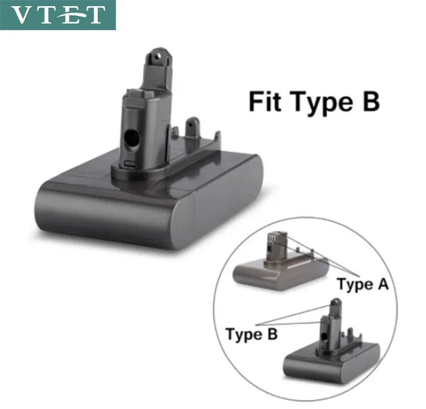 Imagem -04 - Bateria do Vácuo do Li-íon para Dyson 22.2v 8800mah tipo a b Dc35 Dc45 Dc31 Dc34 Dc44 Dc31 2023 Novo