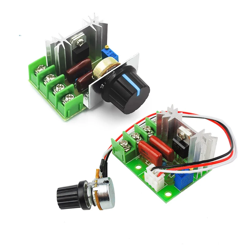 1~100Pcs 2000W Imported Thyristor Voltage Regulator High-power Electronics Speed Light Temperature Regulator