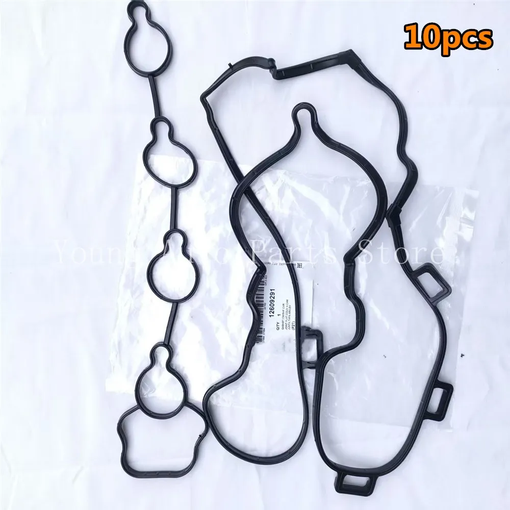 10pcs Valve Cover Gasket Compatible with For Chevy HHR Captiva For GMC For Terrain For Buick Verano 12609291
