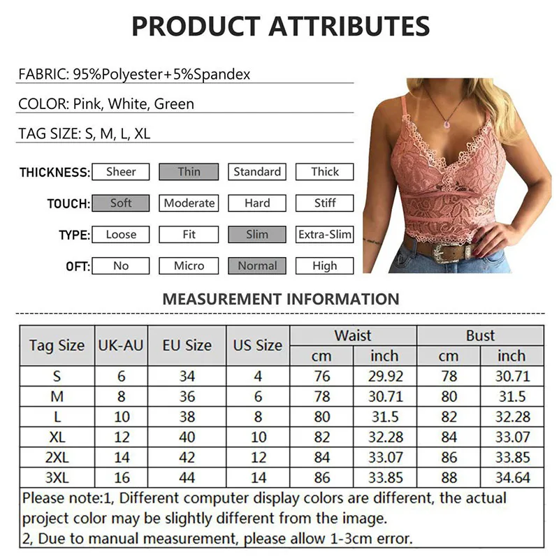 Summer Women Lace Sexy Camisole V Neck Tank Top Underwear Vest Candy Color Bralette Female Lace Underwears 3XL