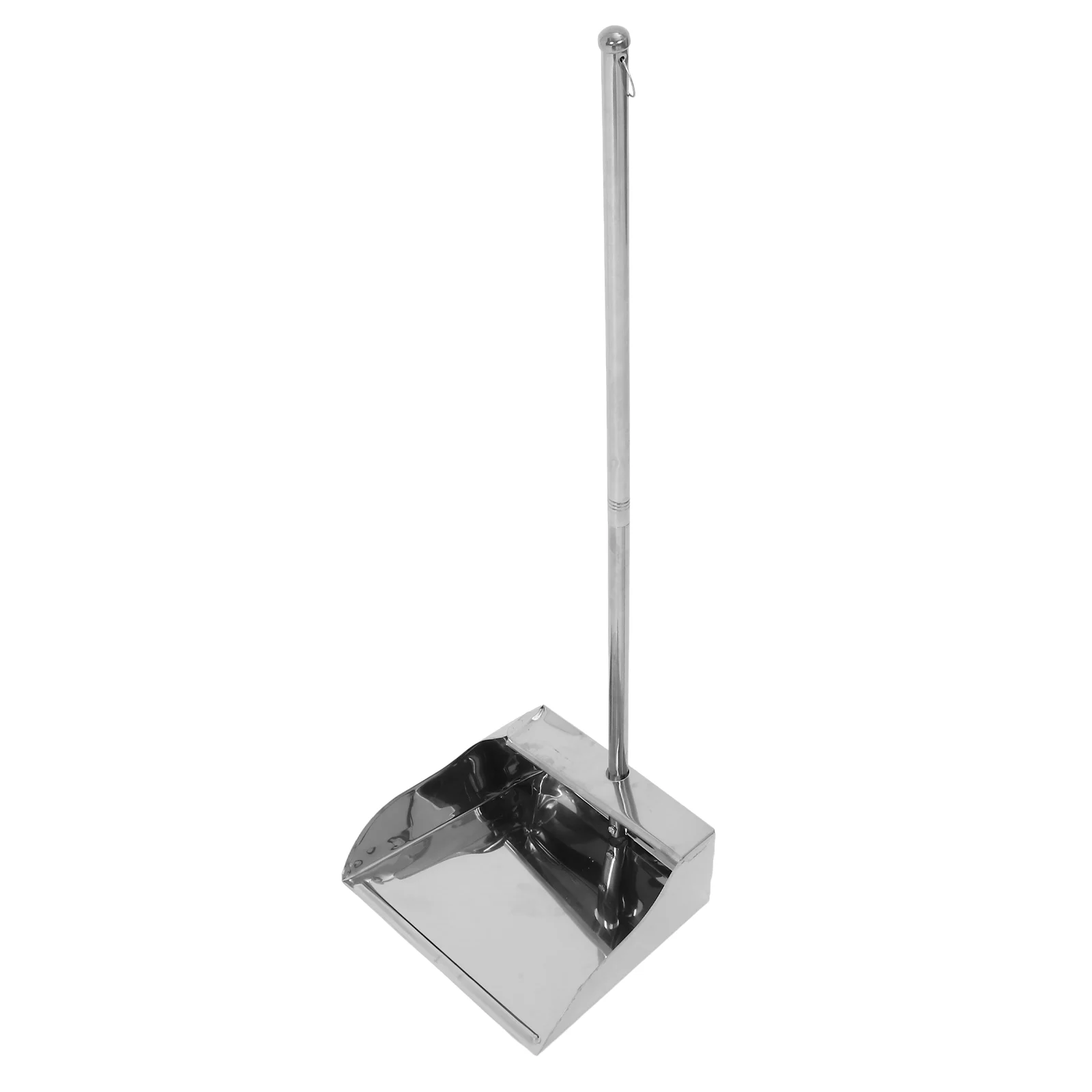 Large Trash Tool Home Bags Shop Duty Pans Stainless Steel Dust Long Handle Dustpan Tray Sweeper