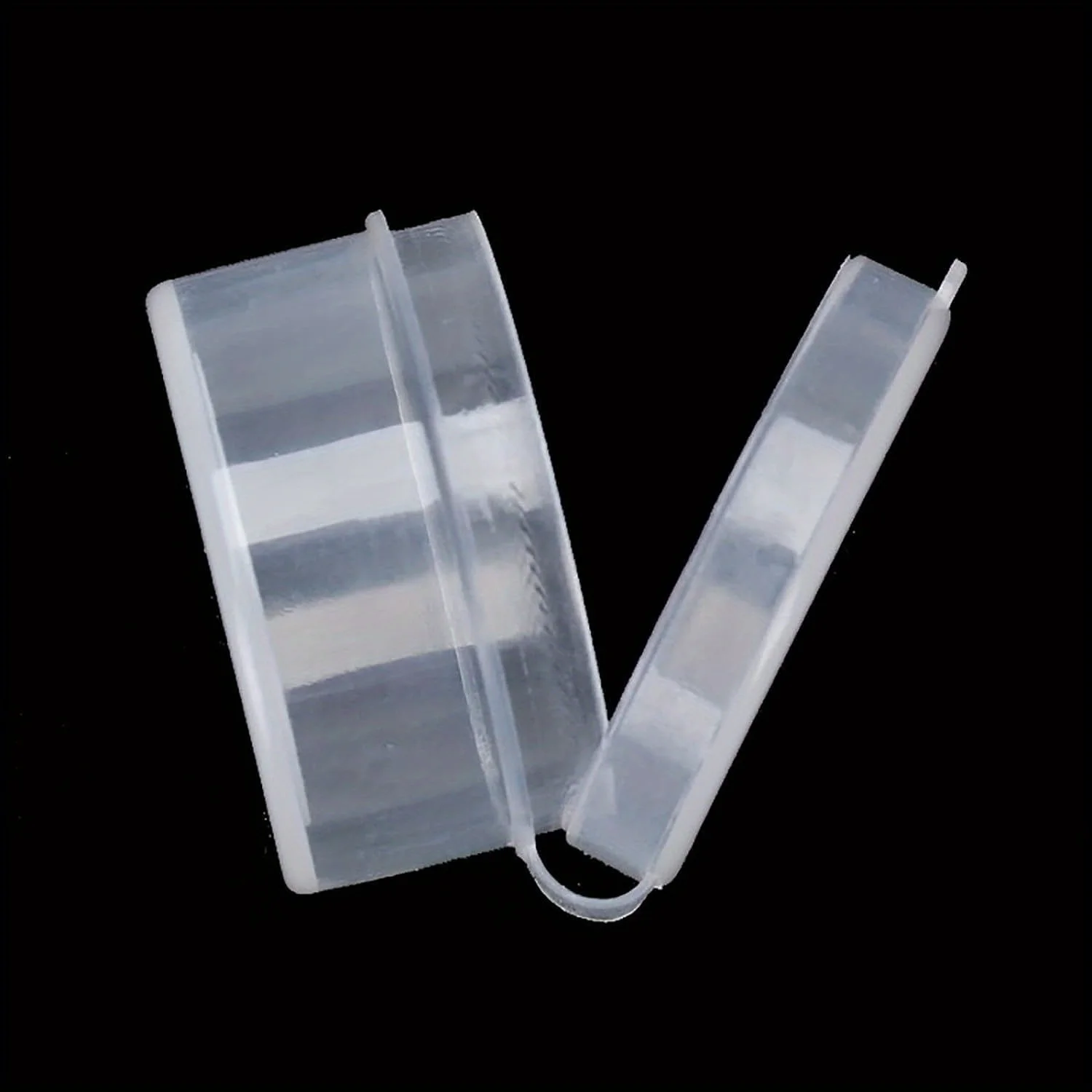 Makeup jar with snap-on lid - A storage container for makeup, travel, and sample mixing.