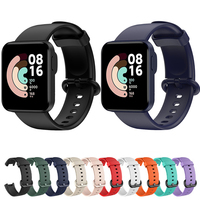 Silicone Strap For Xiaomi Mi Watch Lite Global Version Smart Watch Replacement Sport Bracelet Wristband for Redmi Watch Strap