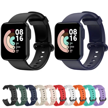 Siliconen Band Voor Xiaomi Mi Horloge Lite Global Versie Smart Horloge Vervanging Sport Armband Polsband Voor Redmi Horloge Band